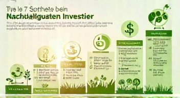 Das sind die Top 7 Schritte beim nachhaltigen Investieren